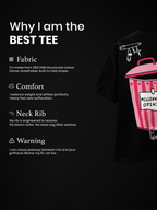 The Millennials Unisex Black Oversized T-Shirt
